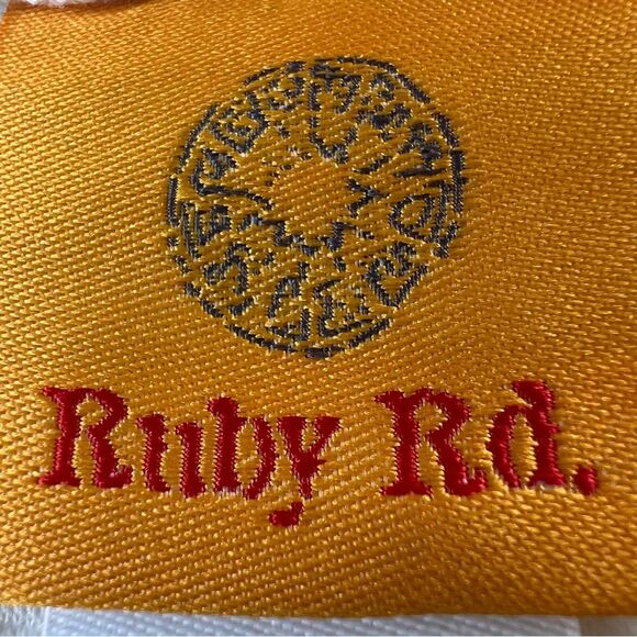 Ruby Rd. White Blouse Three Quarter Bell Crochet Lace Ruffle Sleeve SZ XL - Picture 11 of 12